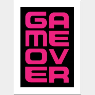 Game over Posters and Art